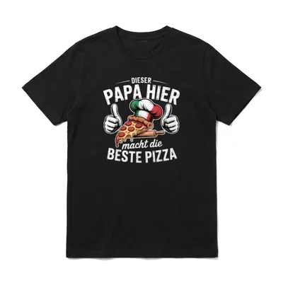 Dieser Papa Hier Macht T-Shirt – Klassisches T-Shirt in Schwarz