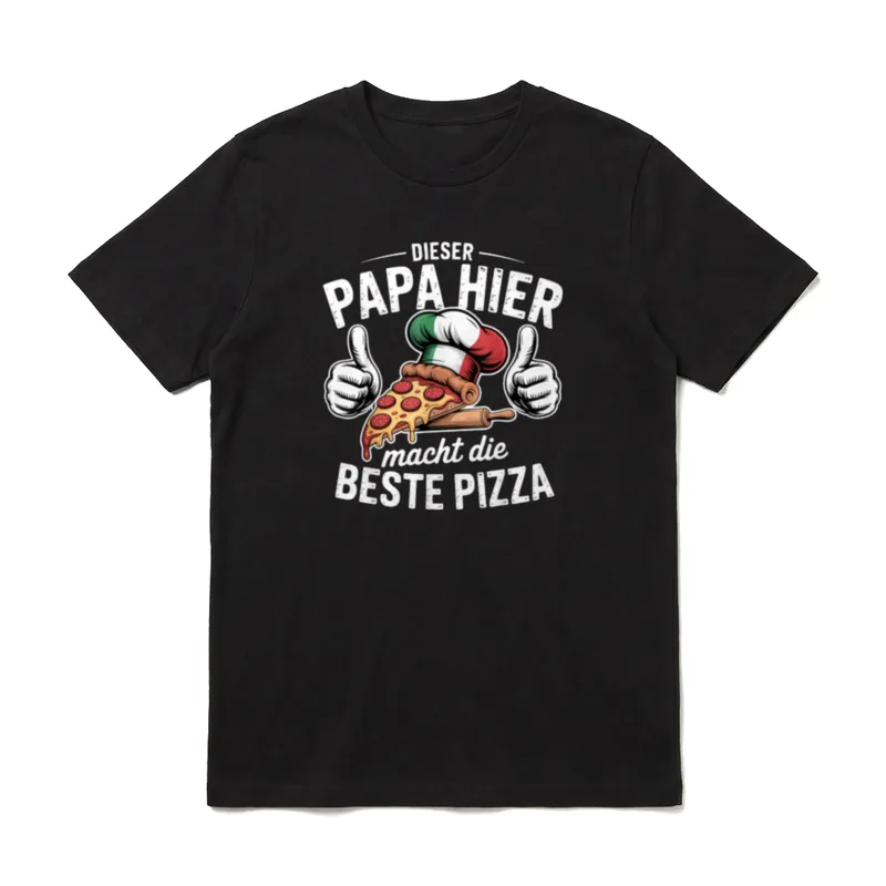 Dieser Papa Hier Macht T-Shirt – Klassisches T-Shirt in Schwarz