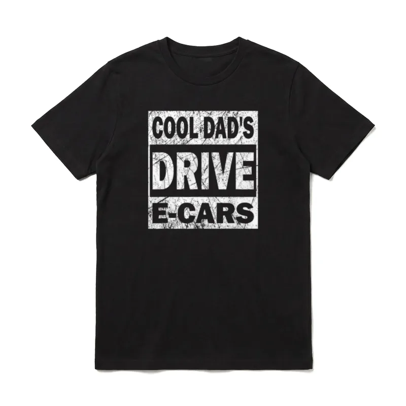 Elektrische Autos Dad Lustig T-Shirt – Klassisches T-Shirt in Schwarz
