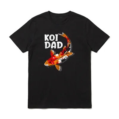 Koi Papa Koi Teich T-Shirt – Klassisches T-Shirt in Schwarz