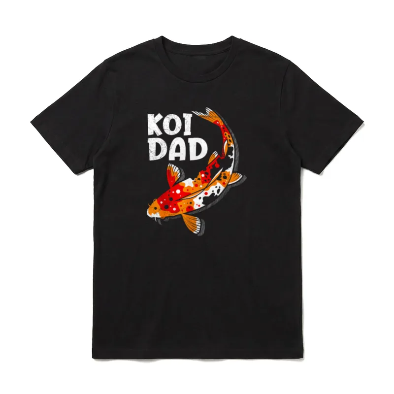 Koi Papa Koi Teich T-Shirt – Klassisches T-Shirt in Schwarz
