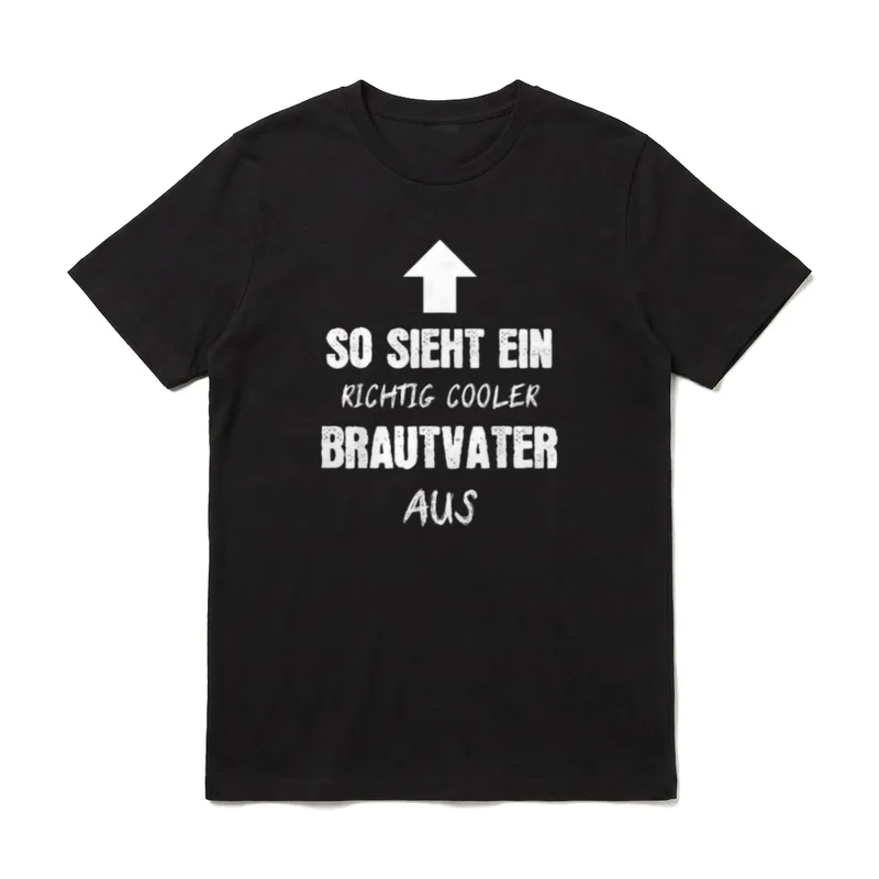Brautvater Braut Vater Hochzeit T-Shirt – Klassisches T-Shirt in Schwarz