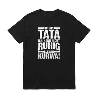 Polnisch Papa Tata Polnisch T-Shirt – Klassisches T-Shirt in Schwarz