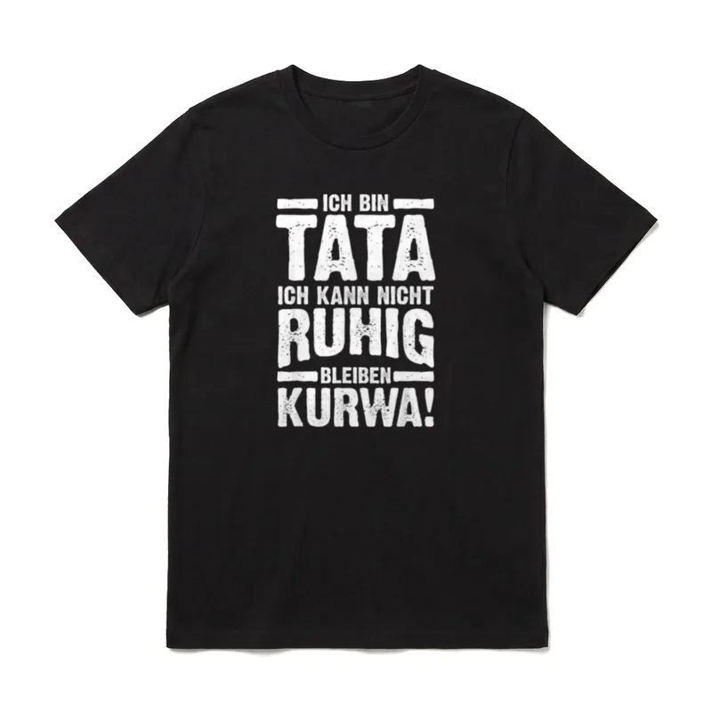 Polnisch Papa Tata Polnisch T-Shirt – Klassisches T-Shirt in Schwarz