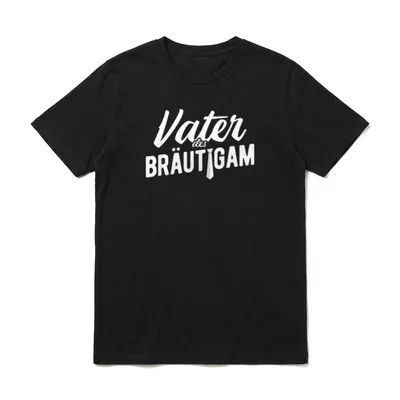 Vater des Bräutigam JGA T-Shirt – Klassisches T-Shirt in Schwarz