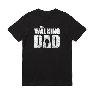 THE WALKING DAD Spruch T-Shirt – Klassisches T-Shirt in Schwarz