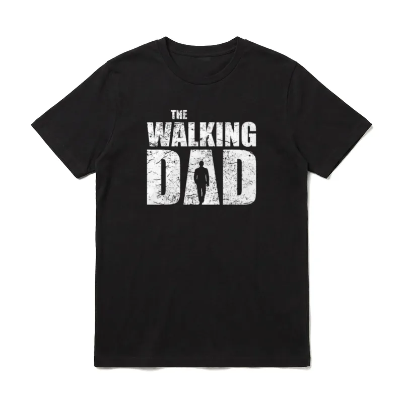 THE WALKING DAD Spruch T-Shirt – Klassisches T-Shirt in Schwarz