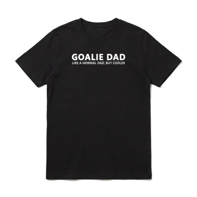 Goalie Dad Hockey Torwart T-Shirt – Klassisches T-Shirt in Schwarz