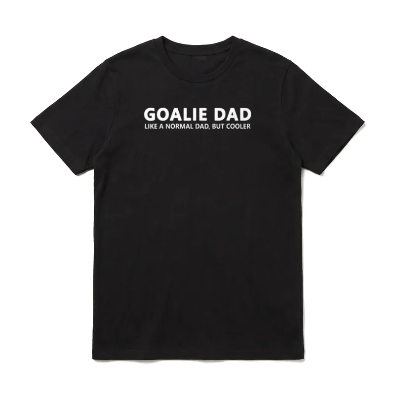 Goalie Dad Hockey Torwart T-Shirt – Klassisches T-Shirt in Schwarz