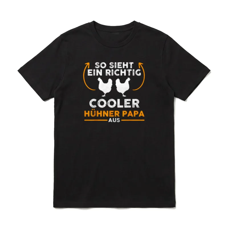 Ein richtig cooles Huhn T-Shirt – Klassisches T-Shirt in Schwarz
