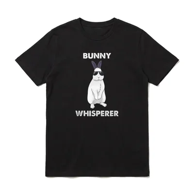 Bunny Whisperer Hasen Kaninchen T-Shirt – Klassisches T-Shirt in Schwarz