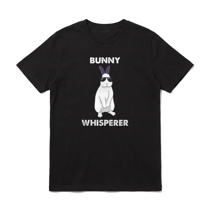 Bunny Whisperer Hasen Kaninchen T-Shirt – Klassisches T-Shirt in Schwarz