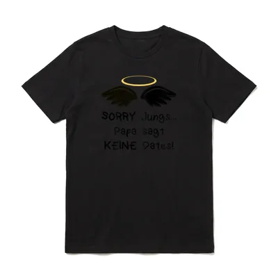 Für hübsche Mädchen Sorry T-Shirt – Klassisches T-Shirt in Schwarz