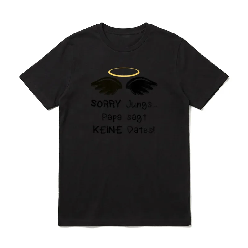 Für hübsche Mädchen Sorry T-Shirt – Klassisches T-Shirt in Schwarz
