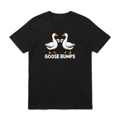 Goose Bumps Gänsehaut lustiger T-Shirt – Klassisches T-Shirt in Schwarz
