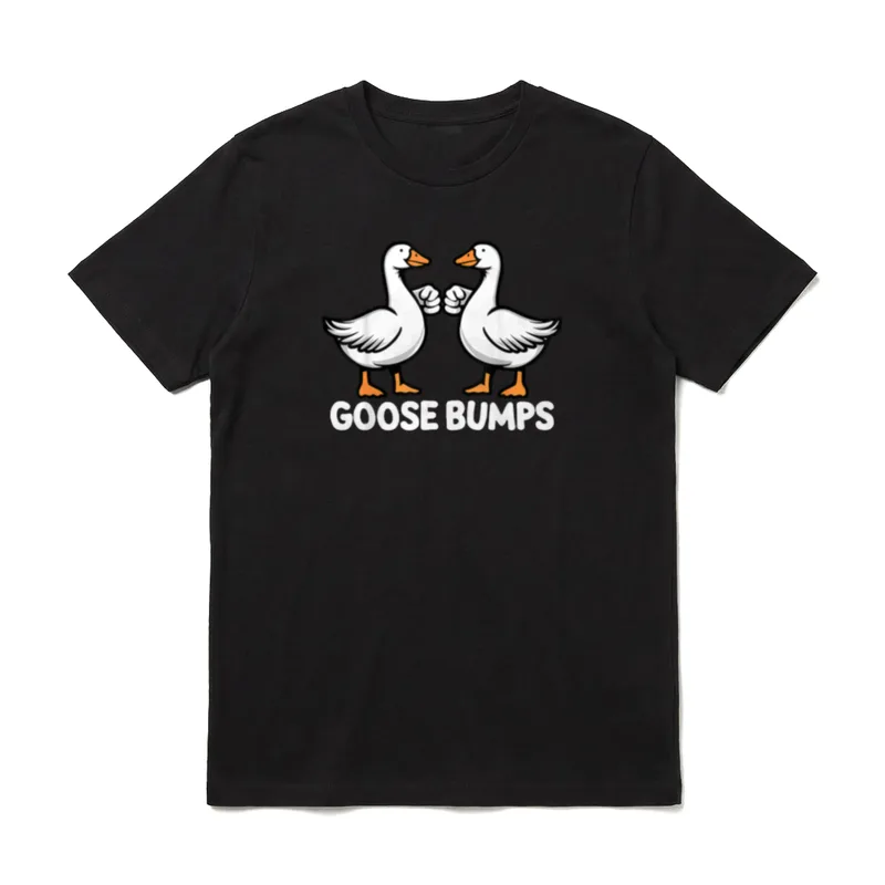 Goose Bumps Gänsehaut lustiger T-Shirt – Klassisches T-Shirt in Schwarz