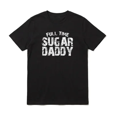 Lustiger Vollzeit-Sugar Daddy T-Shirt – Klassisches T-Shirt in Schwarz