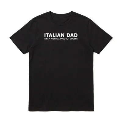 Italian Dad Lustiger italienischer T-Shirt – Klassisches T-Shirt in Schwarz