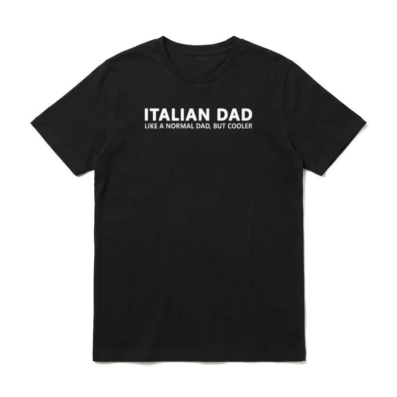 Italian Dad Lustiger italienischer T-Shirt – Klassisches T-Shirt in Schwarz
