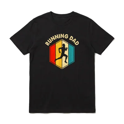 Running Dad T-Shirt – Klassisches T-Shirt in Schwarz