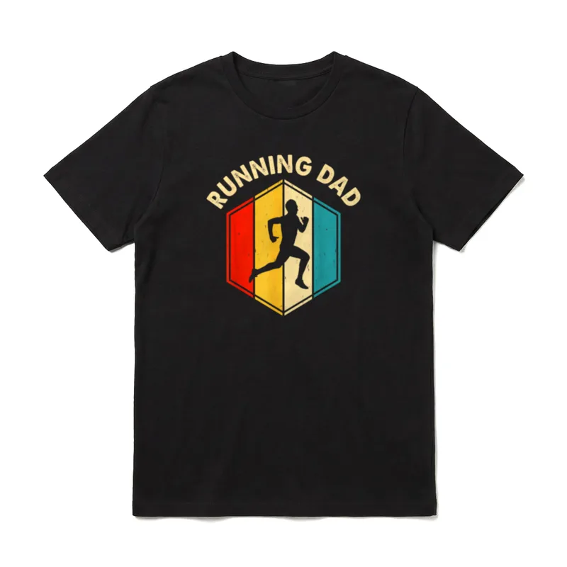 Running Dad T-Shirt – Klassisches T-Shirt in Schwarz