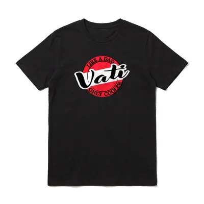 Vati Papa in Deutsche T-Shirt – Klassisches T-Shirt in Schwarz