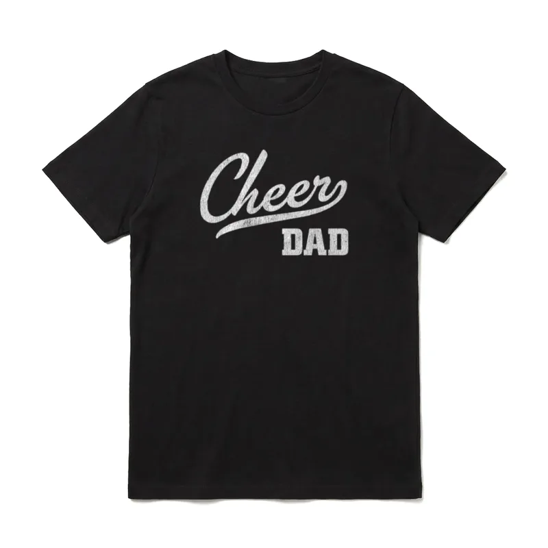 Cheerleading Dad Proud Cheer T-Shirt – Klassisches T-Shirt in Schwarz