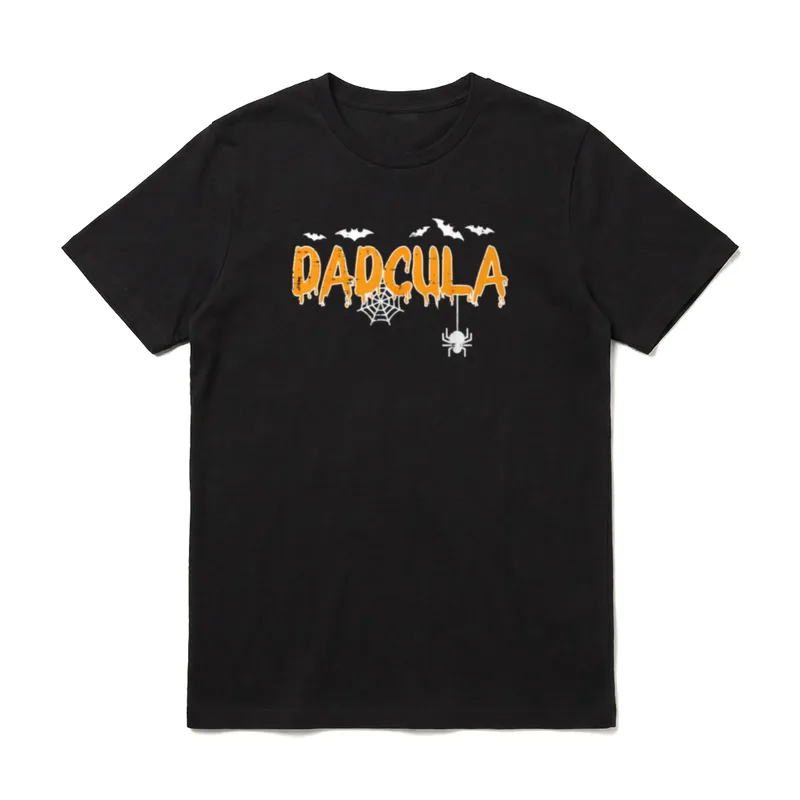 Dadcula Daddy Passendes Familien-Halloween-Kostüm T-Shirt – Klassisches T-Shirt in Schwarz