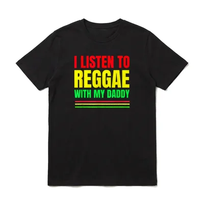 Reggae Kleinkind I Listen T-Shirt – Klassisches T-Shirt in Schwarz