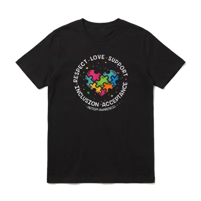 Autismus für Mütter Vater T-Shirt – Klassisches T-Shirt in Schwarz