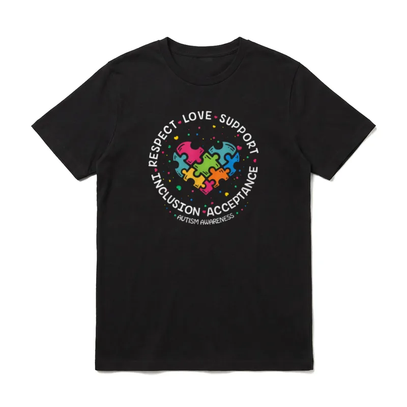 Autismus für Mütter Vater T-Shirt – Klassisches T-Shirt in Schwarz
