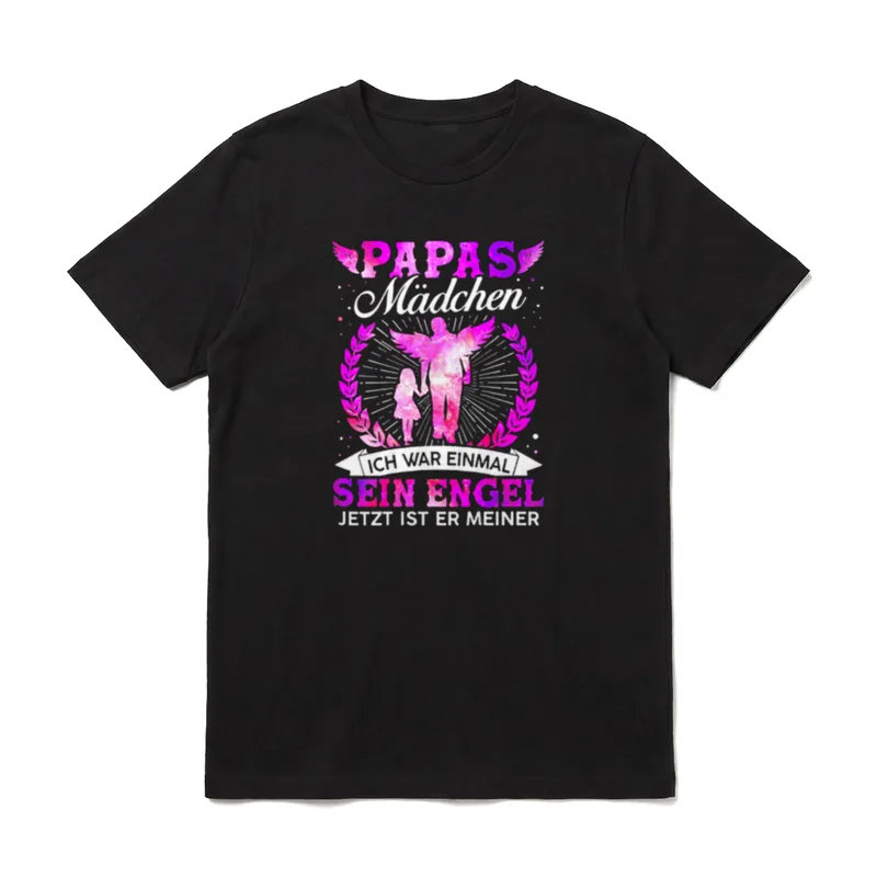 Papas Madchen Ich War T-Shirt – Klassisches T-Shirt in Schwarz
