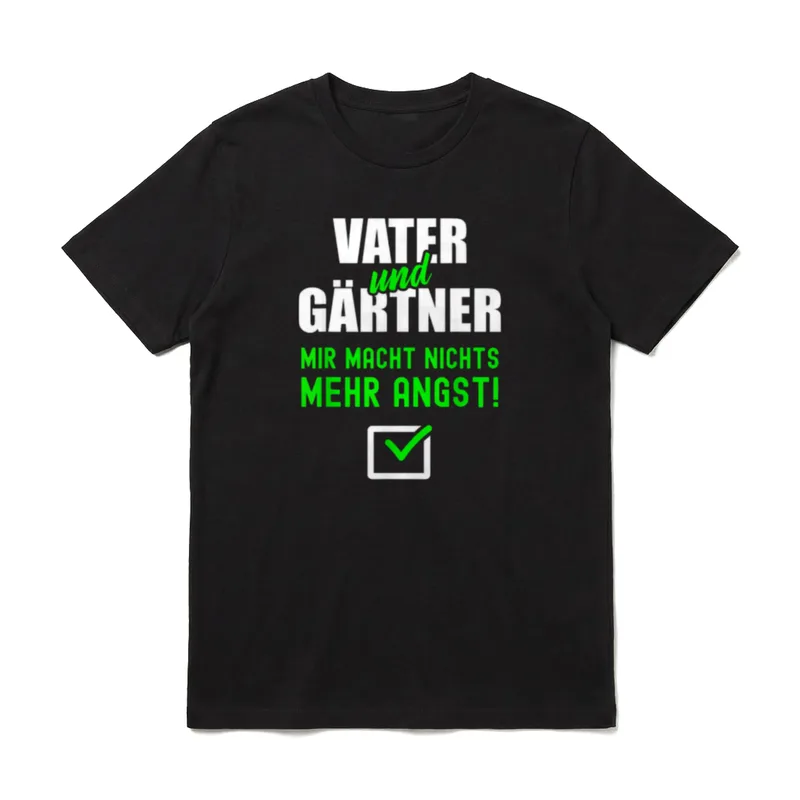 Gärtner Spruch Lustig Vater T-Shirt – Klassisches T-Shirt in Schwarz