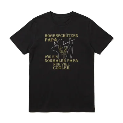 Bogensport mit Recurvebogen cooler T-Shirt – Klassisches T-Shirt in Schwarz