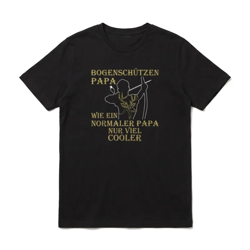 Bogensport mit Recurvebogen cooler T-Shirt – Klassisches T-Shirt in Schwarz