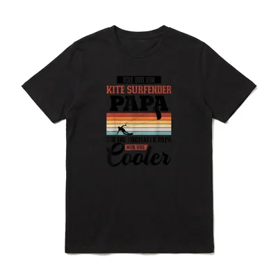 Kitesurf Kitesurfing Kiteboarding Kitesurfender T-Shirt – Klassisches T-Shirt in Schwarz