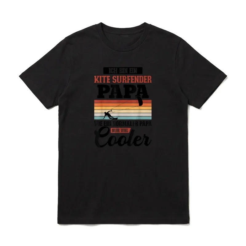 Kitesurf Kitesurfing Kiteboarding Kitesurfender T-Shirt – Klassisches T-Shirt in Schwarz