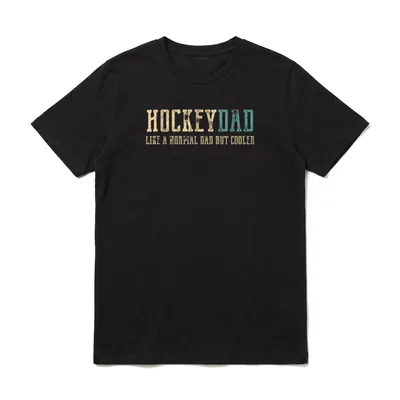Hockey Dad Like Normal T-Shirt – Klassisches T-Shirt in Schwarz