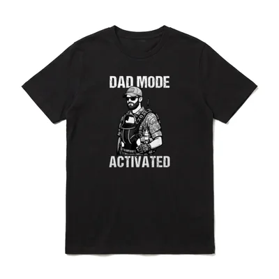 Dad-Modus aktiviert lustiger taktischer T-Shirt – Klassisches T-Shirt in Schwarz