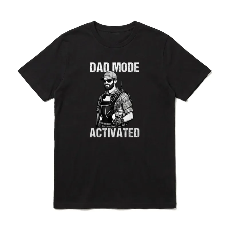 Dad-Modus aktiviert lustiger taktischer T-Shirt – Klassisches T-Shirt in Schwarz