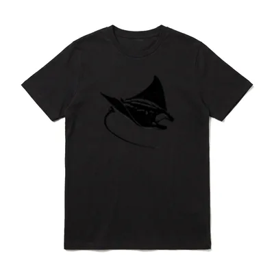 Manta Ray Dad Mom T-Shirt – Klassisches T-Shirt in Schwarz