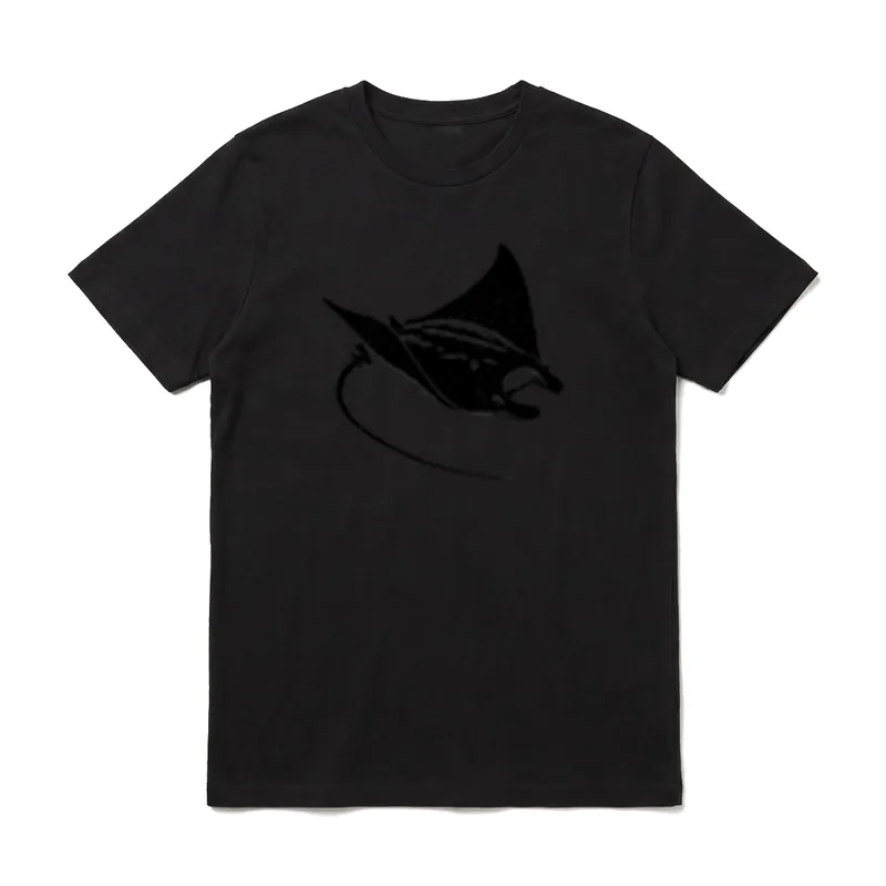 Manta Ray Dad Mom T-Shirt – Klassisches T-Shirt in Schwarz