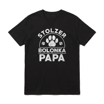 Stolzer Bolonka Papa Hundeliebhaber T-Shirt – Klassisches T-Shirt in Schwarz