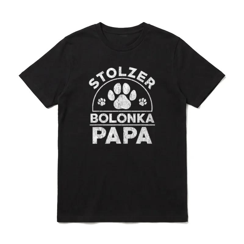 Stolzer Bolonka Papa Hundeliebhaber T-Shirt – Klassisches T-Shirt in Schwarz