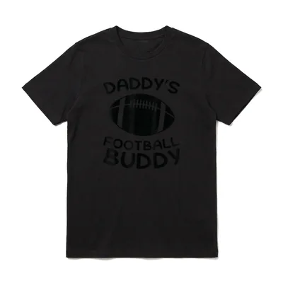 Daddy's Football Buddy American T-Shirt – Klassisches T-Shirt in Schwarz
