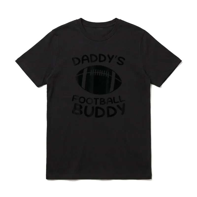 Daddy's Football Buddy American T-Shirt – Klassisches T-Shirt in Schwarz