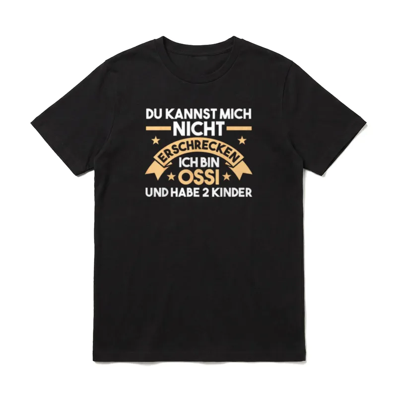 Ich bin Ossi T-Shirt – Klassisches T-Shirt in Schwarz