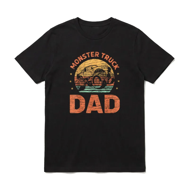 Monster Truck Dad Vater T-Shirt – Klassisches T-Shirt in Schwarz