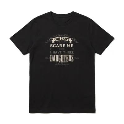 You Cant Scare Me T-Shirt – Klassisches T-Shirt in Schwarz