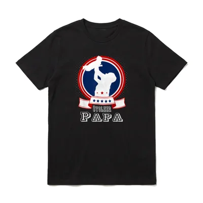 Stolzer Papa T Papa Sprüche & Geschenke T-Shirt – Klassisches T-Shirt in Schwarz